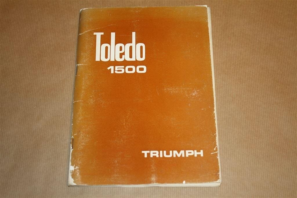 Triumph Toledo 1500 - Handleiding - 1971, Ophalen of Verzenden