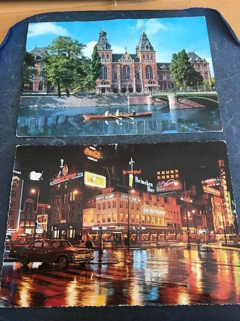 Amsterdam, Verzamelen, Ansichtkaarten | Nederland, Ophalen, Voor 1920, Gelopen, Noord-Holland