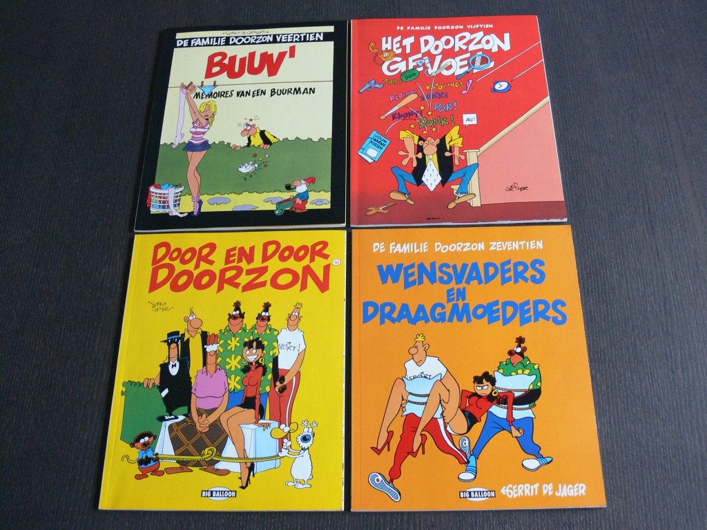 De familie Doorzon - deel 14 t/m 17, Meerdere stripboeken, Ophalen of Verzenden, Zo goed als nieuw