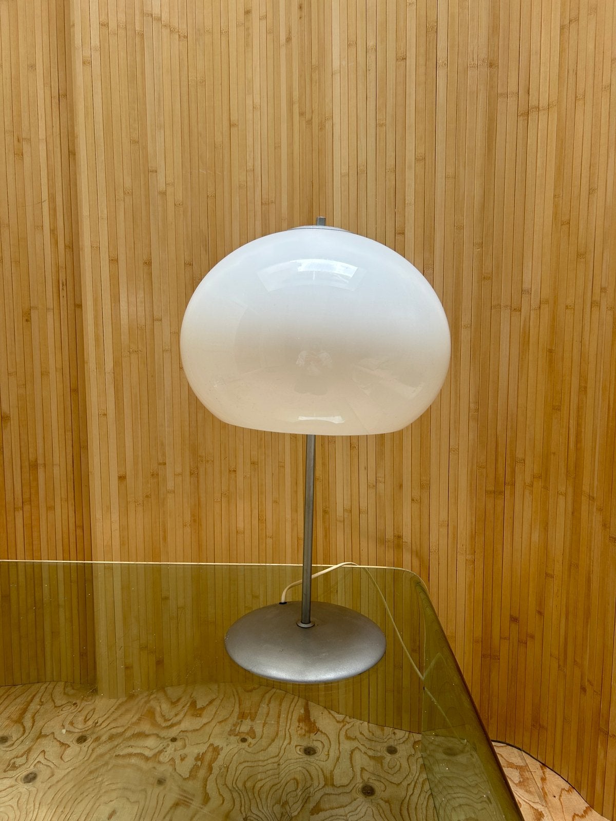 TAFELLAMP DIJKSTRA MUSHROOM JAREN ZEVENTIG, Huis en Inrichting, Lampen | Tafellampen, Ophalen, Zo goed als nieuw, Kunststof, Vintage