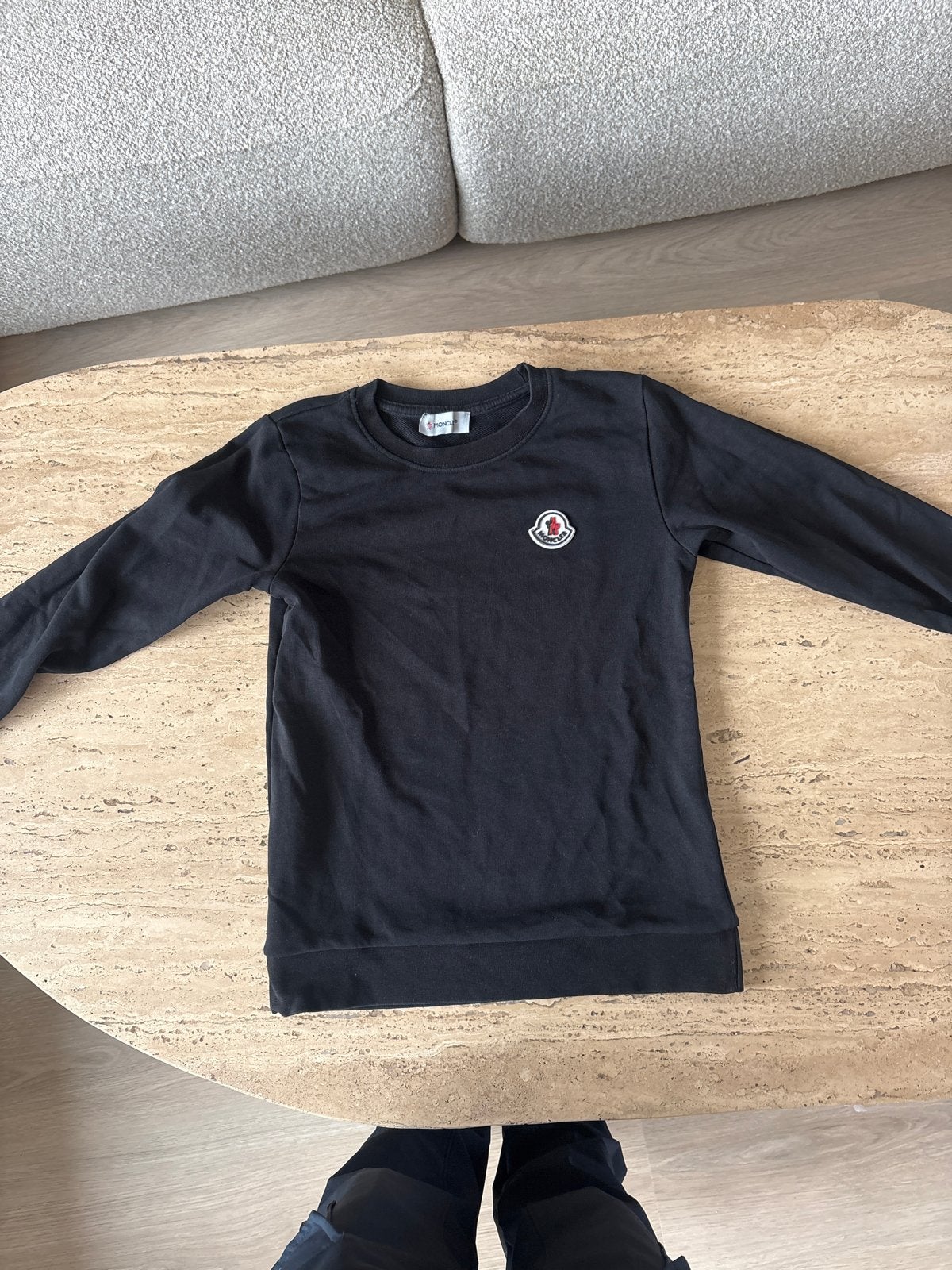 Moncler sweater zwart - Zo goed als nieuw maar 140, Ophalen of Verzenden, Zo goed als nieuw
