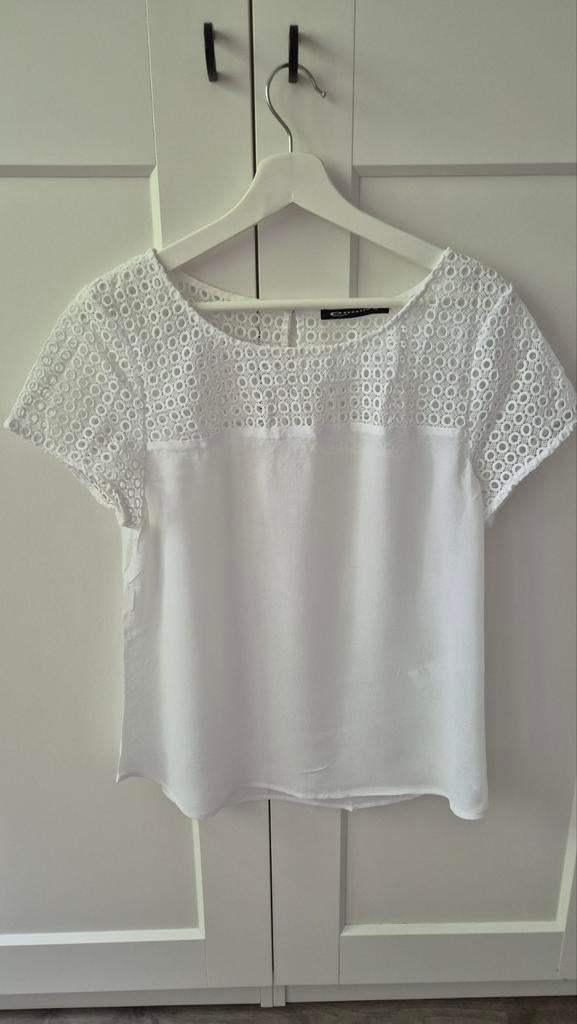 Expresso witte shirt met kant, maat 42, Expresso, Wit, Maat 42/44 (L), Nieuw