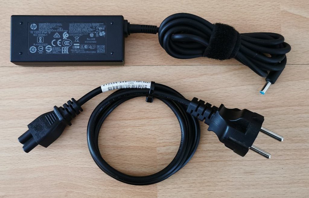 HP oplader | 19.5 V | 2.31 A | 45 Watt | blauwe ring, Computers en Software, Ophalen, Zo goed als nieuw, Hp