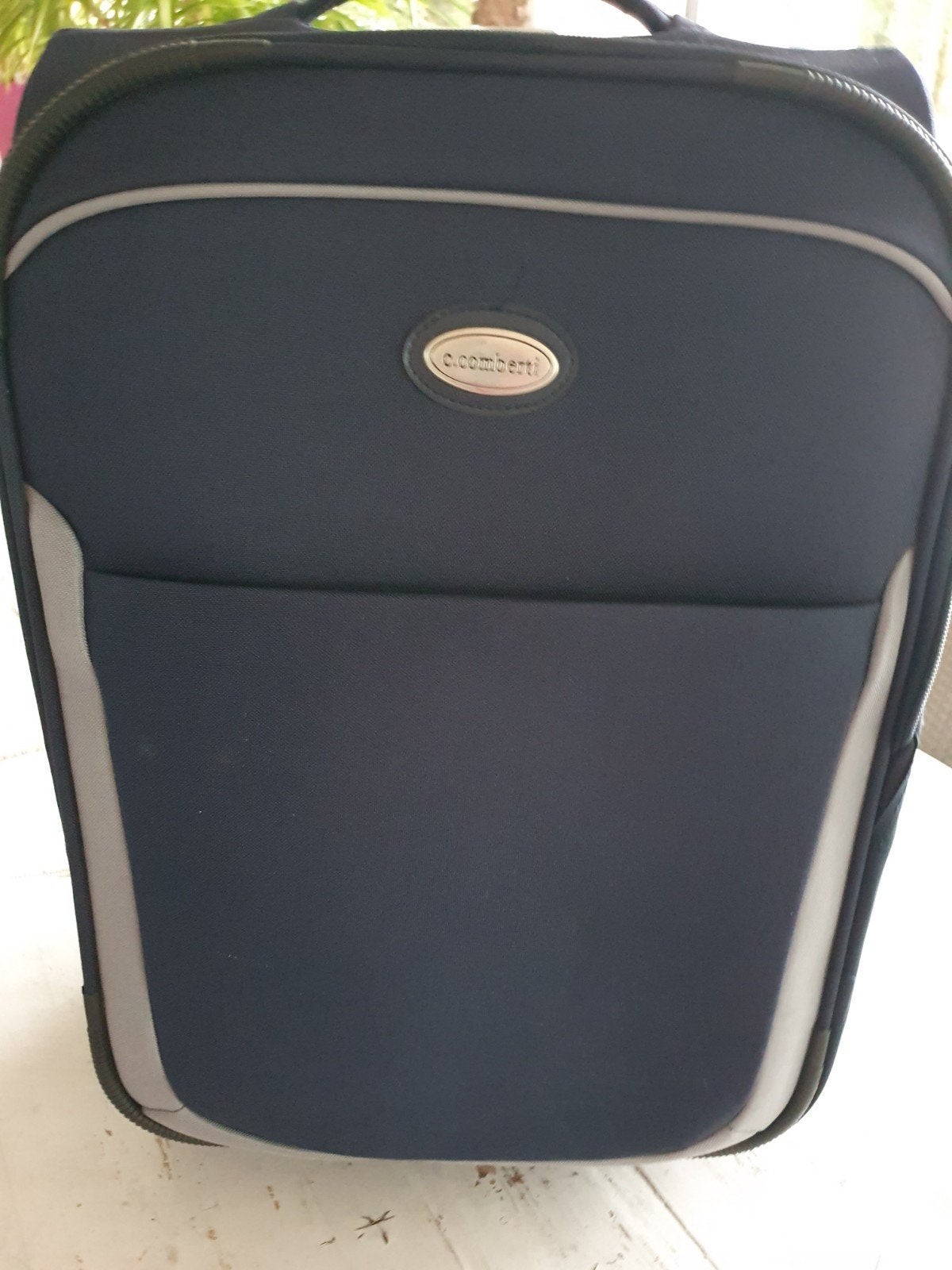 Handbagagekoffer/cabinetrolley c.comberti donkerblauw, Sieraden, Tassen en Uiterlijk, Ophalen, Overige materialen, 50 tot 60 cm