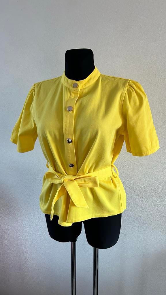 Ambika Gele Blouse Jasje - Maat S/M of M/L, Ophalen of Verzenden, Nieuw, Maat 38/40 (M), Geel