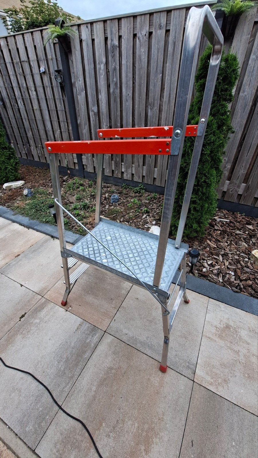 Stevige Werkplatform Trap - Aluminium, Doe-het-zelf en Verbouw, Ophalen, Gebruikt, Trap, Minder dan 2 meter