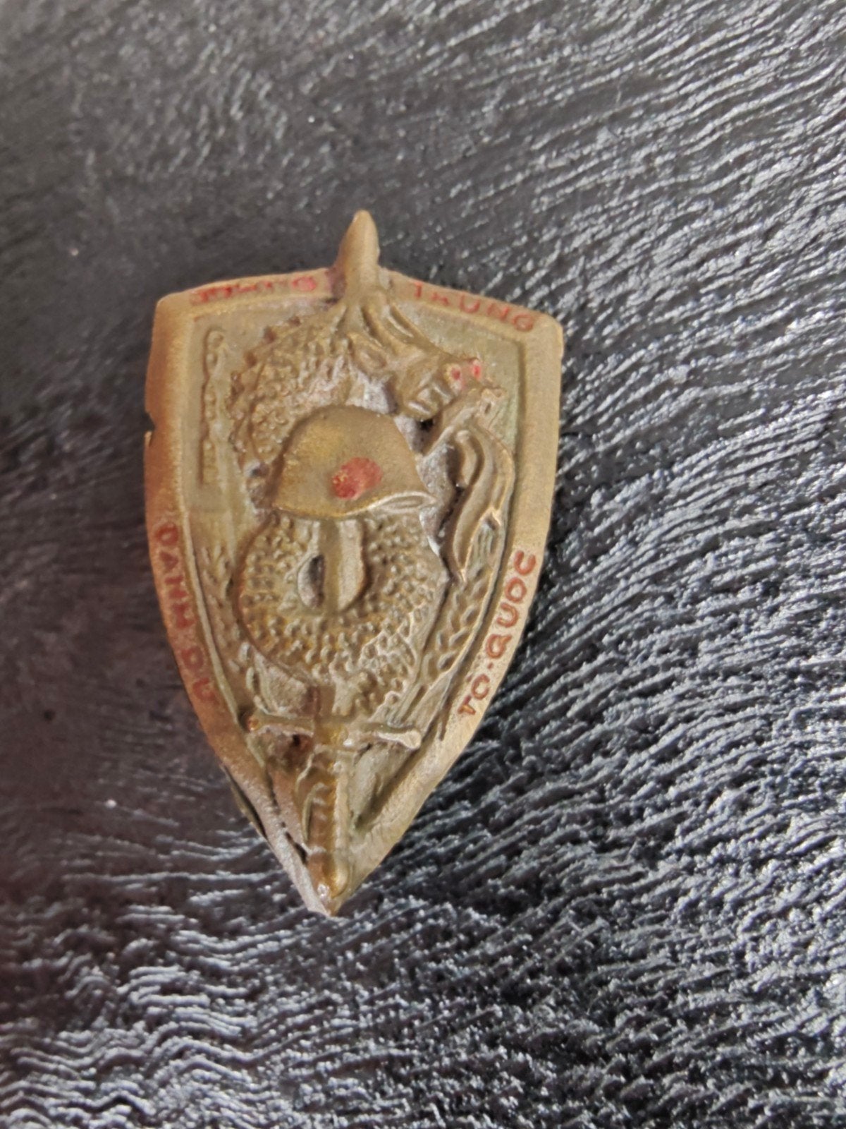 1950's VNMC BADGE - FRENCH COLONIAL MARINES - Indochina, Vie, Ophalen of Verzenden, Landmacht, Amerika, Embleem of Badge