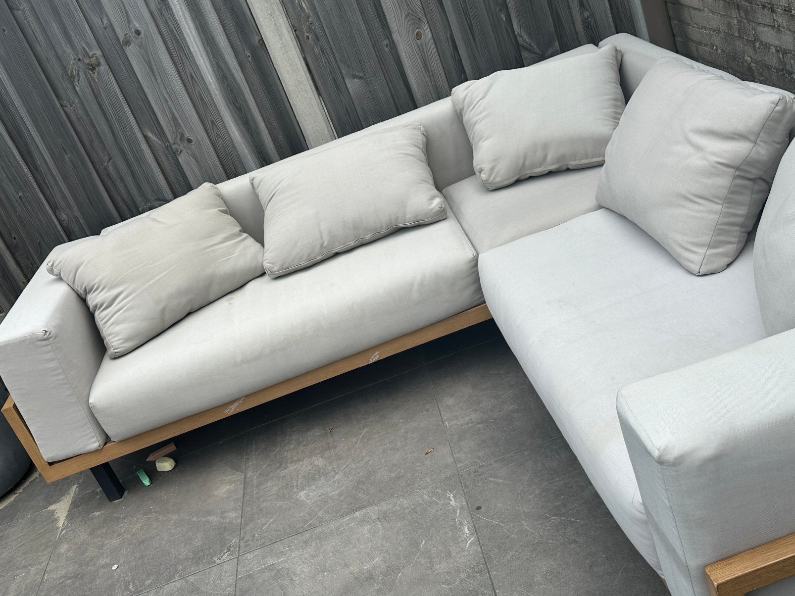 Loungebank van karwei, Ophalen, Gebruikt, Stof