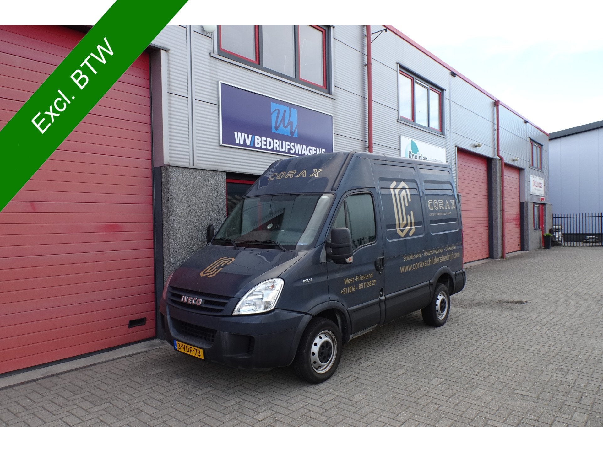 Iveco Daily 29 L 12V 300 H2 L1 (bj 2009), Auto's, Gebruikt, Zwart, Iveco, 116 pk