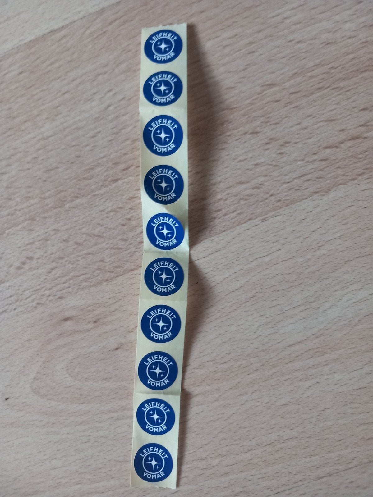 10 zegels van de Vomar, Vomar, Ophalen of Verzenden