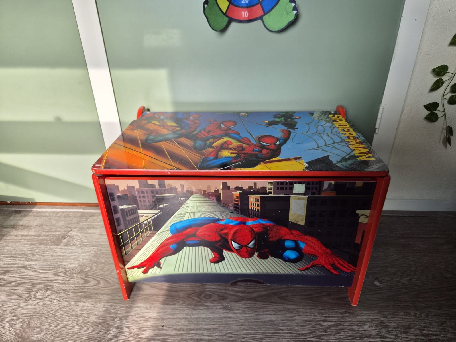 Spider-Man Opbergkist - Gebruikt maar functioneel, Kinderen en Baby's, Speelgoed | Overig, Ophalen, Gebruikt, Jongen