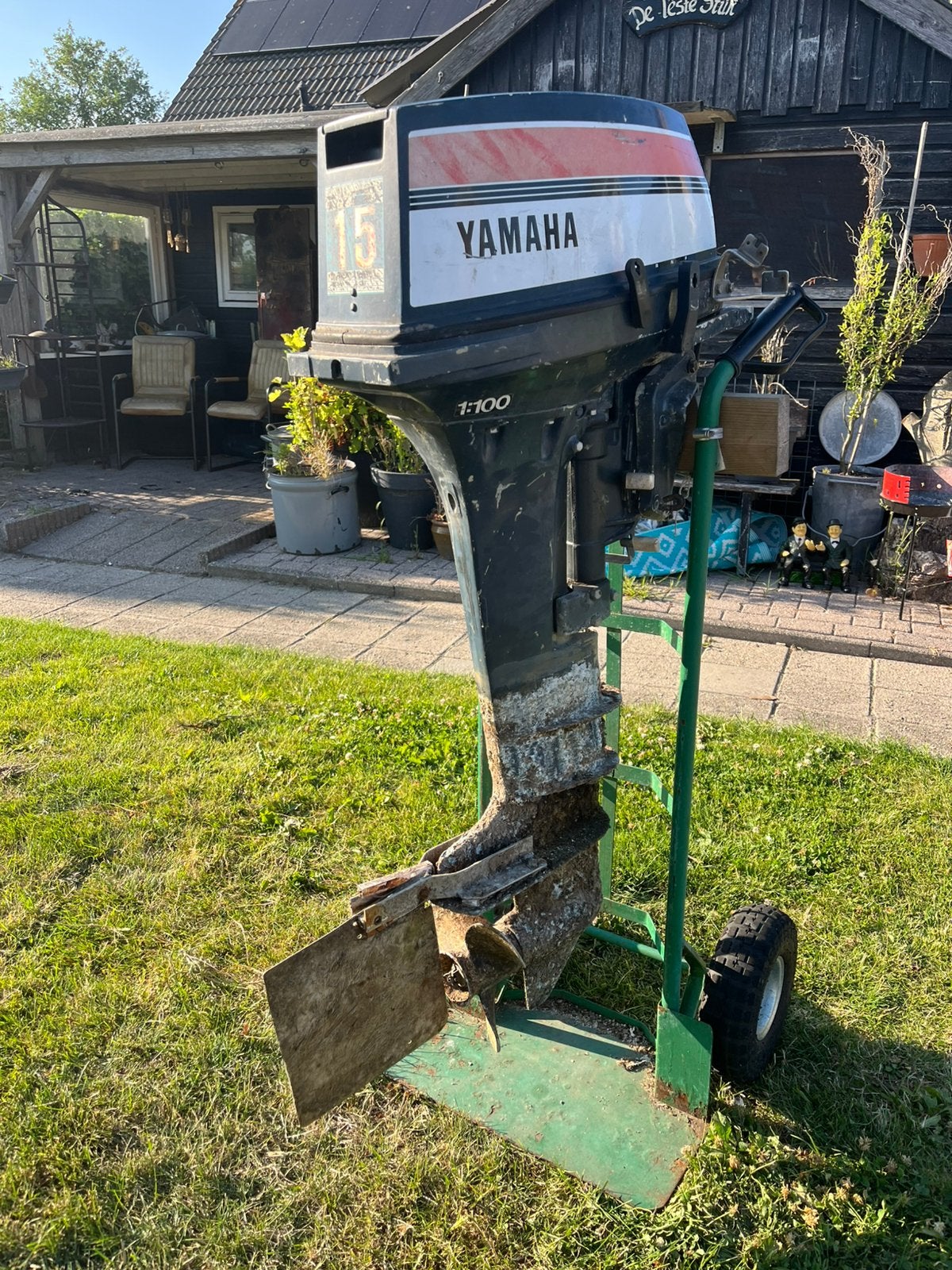 Mooie yamaha 15 pk langstaart, Ophalen of Verzenden, Zo goed als nieuw