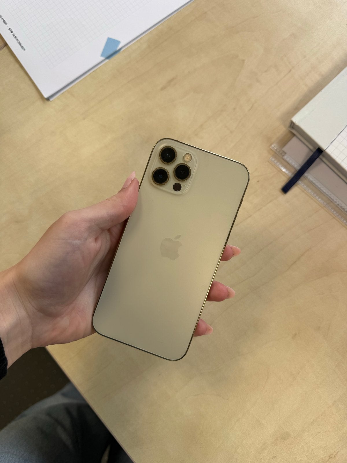 iPhone 12 Pro 256GB - 76% batterijconditie, geen schade, Telecommunicatie, 256 GB, Gebruikt, Goud, IPhone 12 Pro