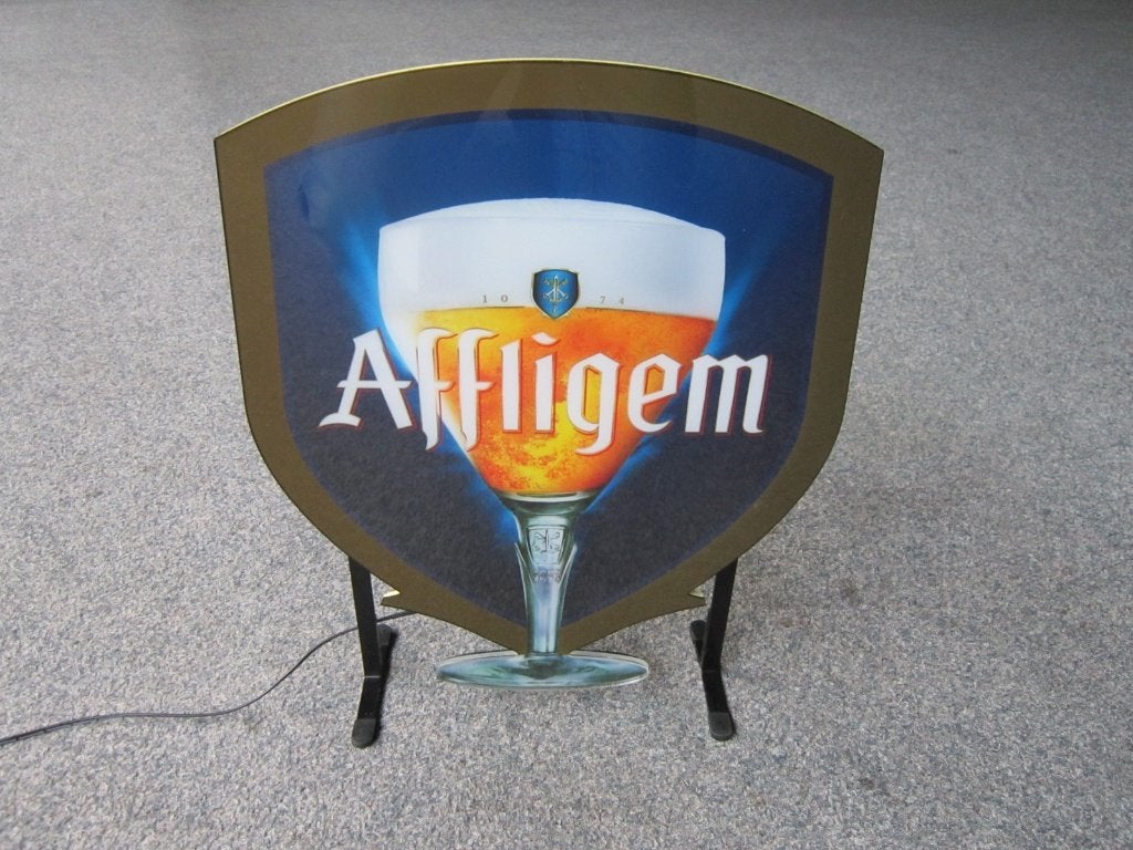 AFFLIGEM BIER LED LICHTRECLAME, Verzamelen, Biermerken, Ophalen, Zo goed als nieuw, Overige typen, Overige merken