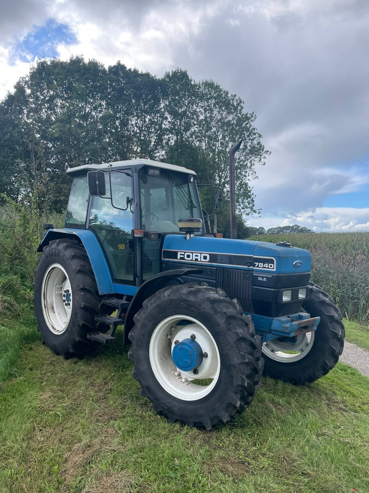 Ford New Holland 7840 powerstar sle turbo tractor trekker, Ophalen, Gebruikt, Tot 80 Pk, Ford