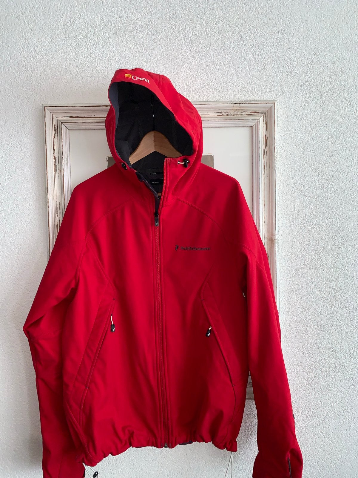 Peak Performance Softshell Jas Heren - Maat L, Ophalen of Verzenden, Zo goed als nieuw, Maat 52/54 (L), Rood