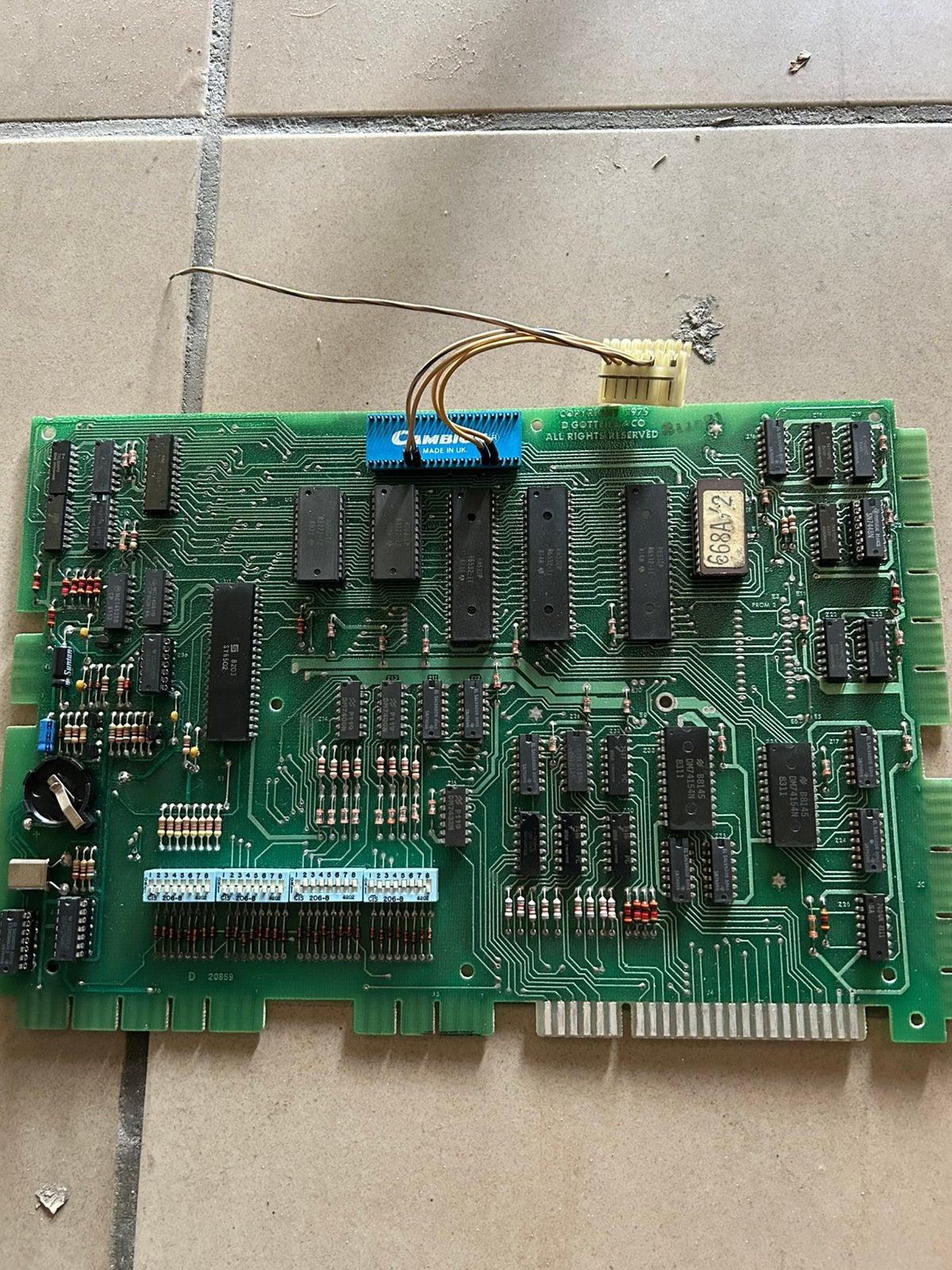 GOTTLIEB SYSTEM 80 MPU, Verzamelen, Automaten | Flipperkasten, Ophalen, Gebruikt, Elektronisch, Onderdeel of Defecte kast