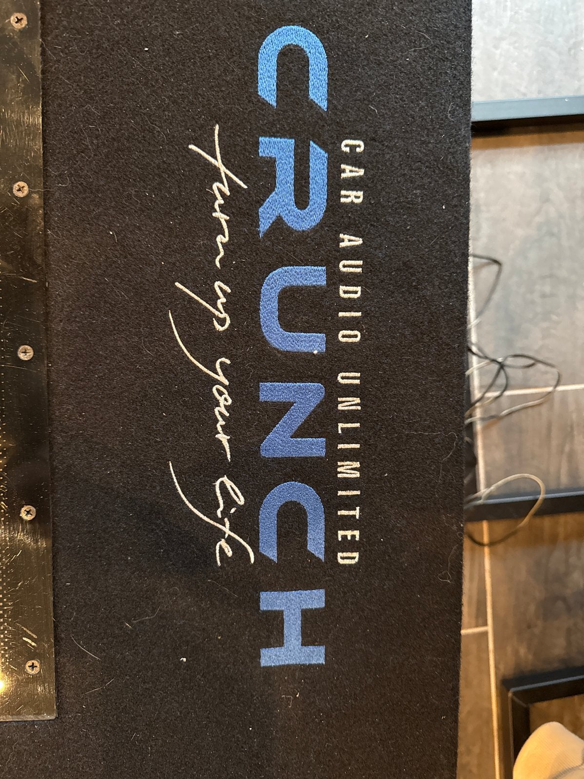 Crunch GTS Subwoofer en Monoblock Versterker, Auto diversen, Ophalen of Verzenden, Gebruikt