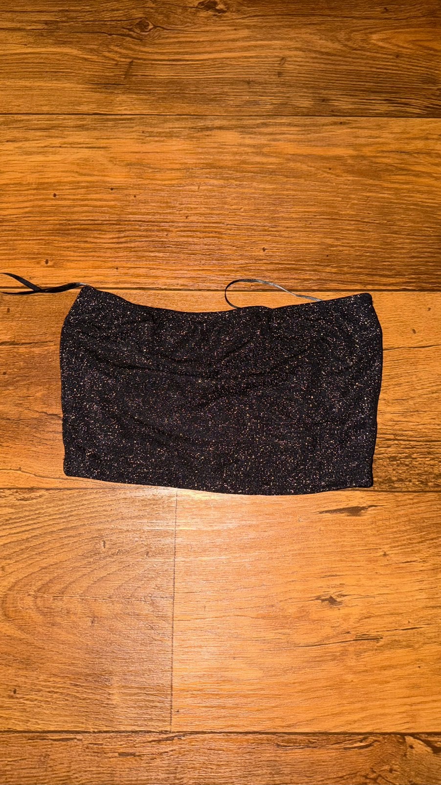 Dames glitter crop top van Shein, Zwart, Ophalen of Verzenden, Zo goed als nieuw, Lange mouw