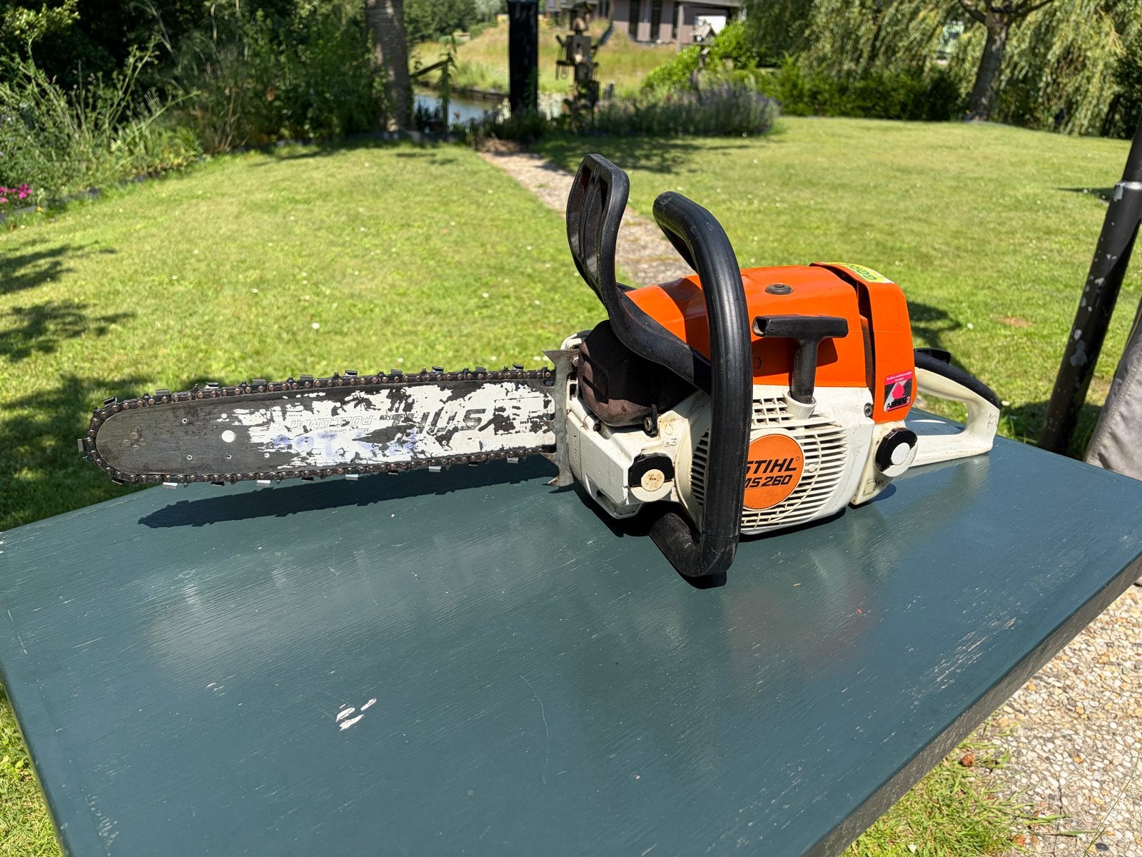 Stihl MS 260 Kettingzaag - Krachtig en Betrouwbaar, Ophalen, Gebruikt, 70 mm of meer, Kettingzaag