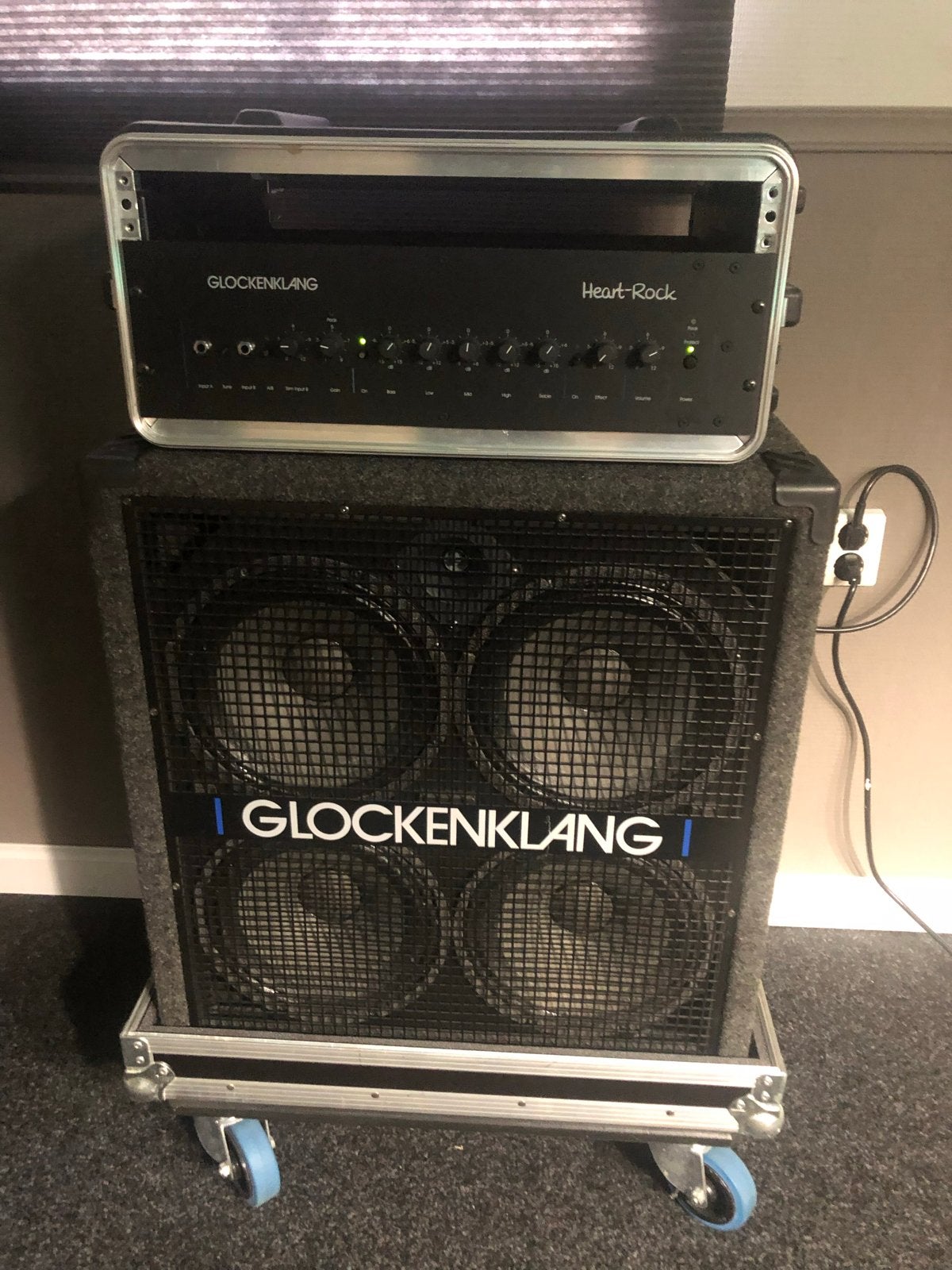 Glockenklang Heart Rock versterker en speaker set, Muziek en Instrumenten, Ophalen, Zo goed als nieuw, Basgitaar, 100 watt of meer