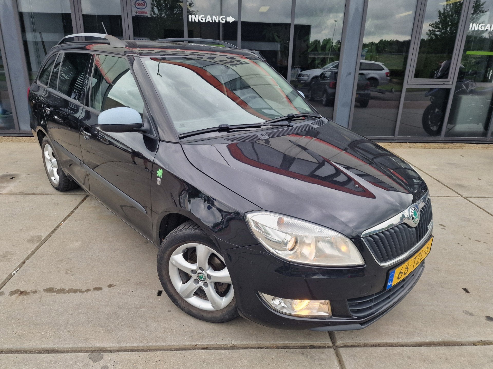 Skoda Fabia Combi 1.2 TDI Greenline - Airco - Cruise - Elect, Auto's, Voorwielaandrijving, Euro 5, Stof, Zwart