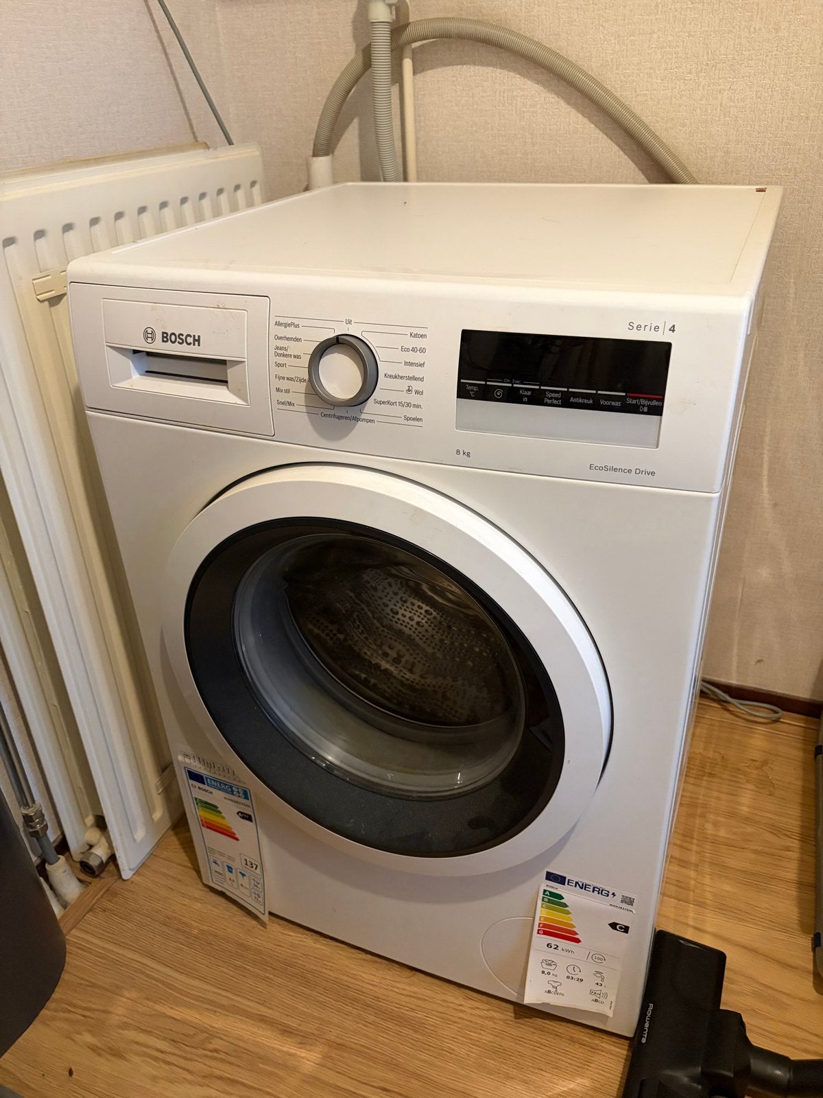 Bosch Serie 4 WAN28275NL Wasmachine 8kg A+++ EcoSilence, Ophalen, 1200 tot 1600 toeren, 8 tot 10 kg, Zo goed als nieuw