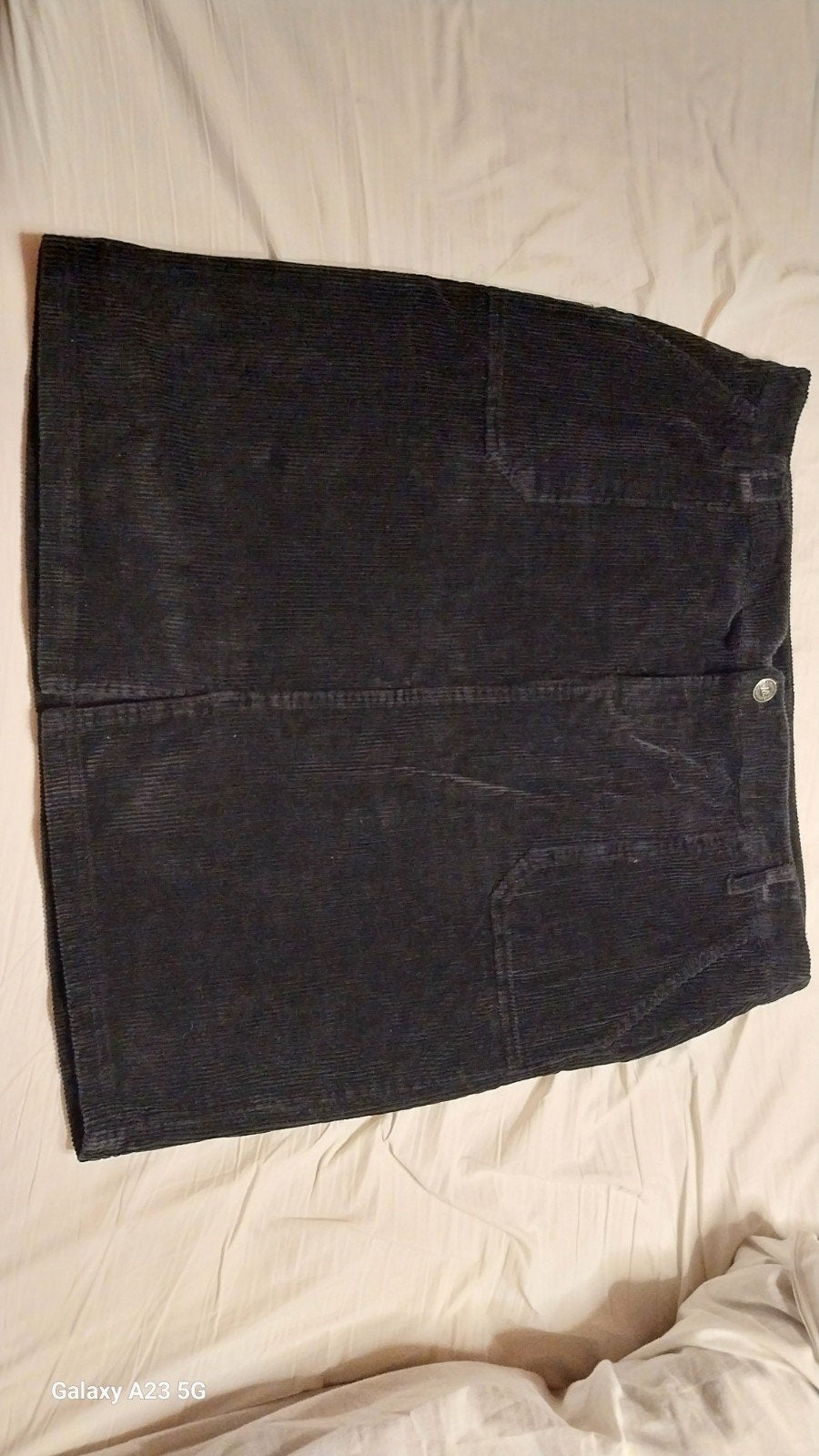 Miss E Studio ribfluwelen rok maat 46, Zwart, Maat 46/48 (XL) of groter, Ophalen of Verzenden, Zo goed als nieuw