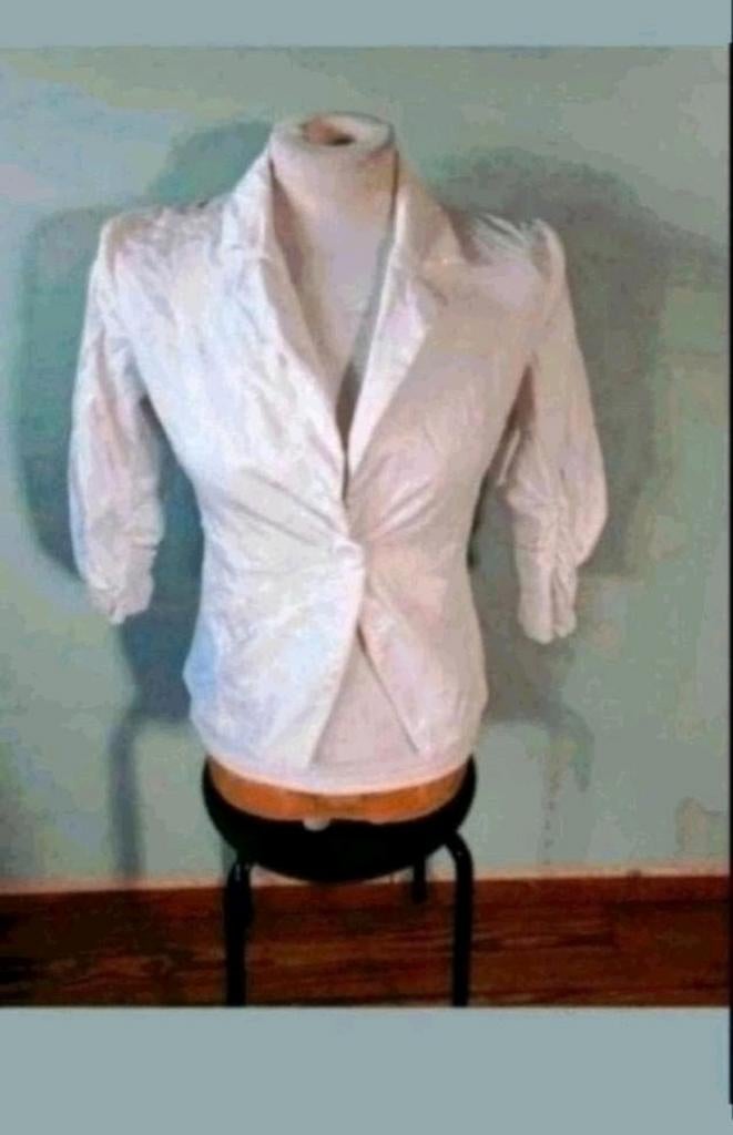 Wit blazer, Maat 38/40 (M), Wit, Ophalen of Verzenden, Zo goed als nieuw