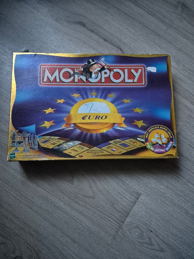 euro monopoly zie foto's en omschrijving, Ophalen of Verzenden, Gebruikt