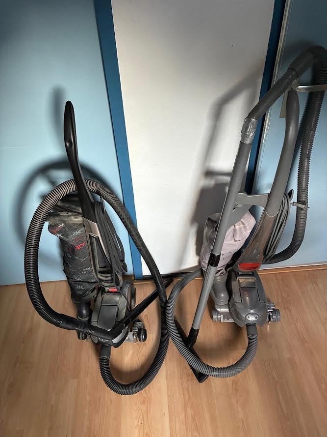 2x Kirby stofzuigers met div. accessoires.  Motorisch prima, Overige merken, Gebruikt, Ophalen, Dweilfunctie