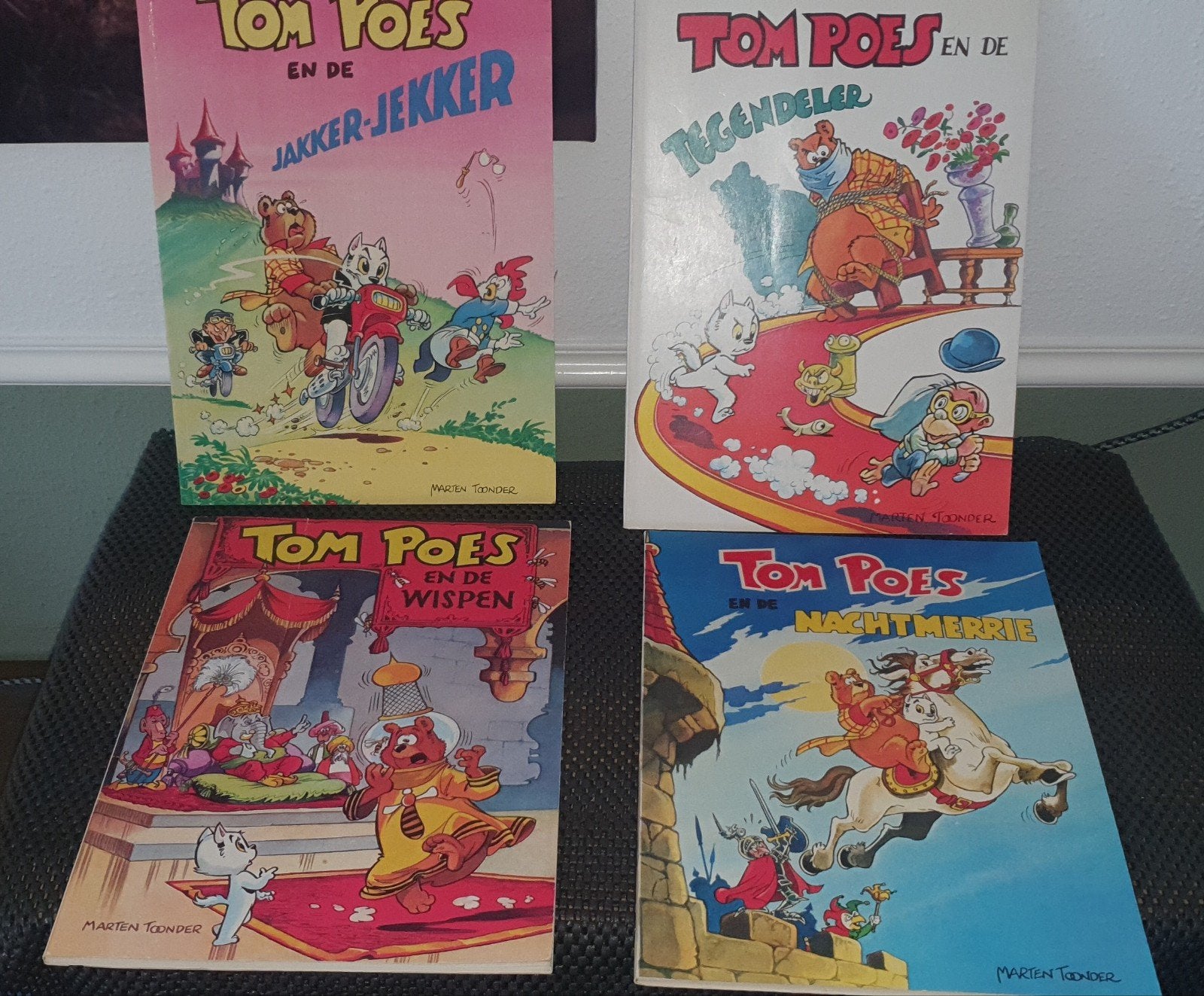 4x Tom poes stripboeken, Meerdere stripboeken, Ophalen of Verzenden, Gelezen