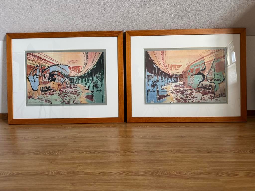 Kunstwerk Peter de Graaff - De gangen van de mond, neus, oor, Antiek en Kunst, Kunst | Schilderijen | Klassiek, Ophalen