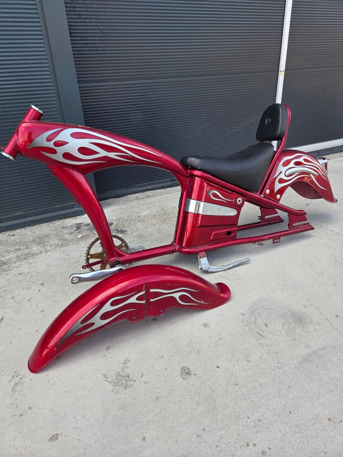 chopper fiets frame  (project) Amerikaanse bouwjaar 2005, Fietsen en Brommers, Ophalen, Gebruikt, Frame, Staal