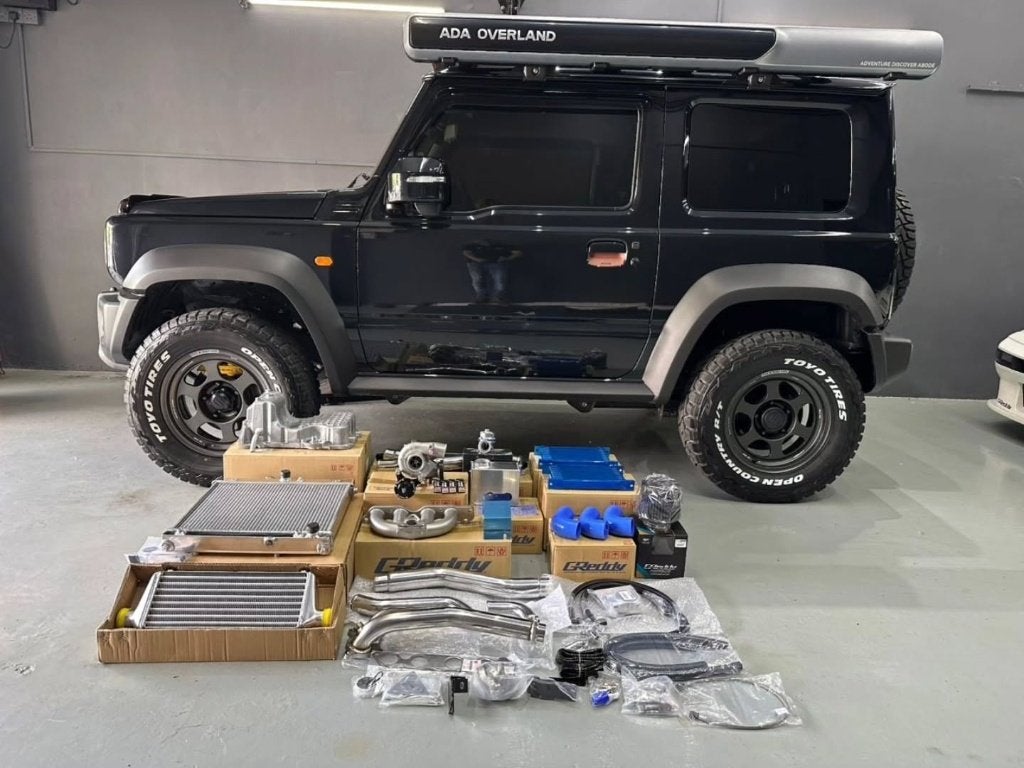 Greddy Turbo kit bov radiator - Suzuki Jimny JB74W K15B 18+, Auto diversen, Tuning en Styling, Ophalen of Verzenden