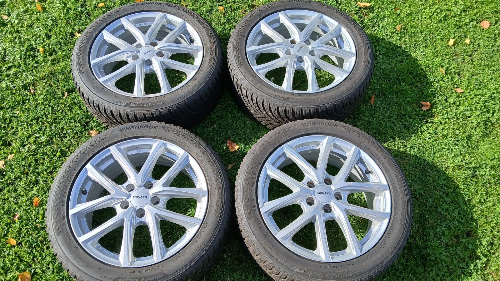 Volvo V70,  4x Hankook winterbanden met velgen 225/50R17, Auto diversen, Ophalen of Verzenden