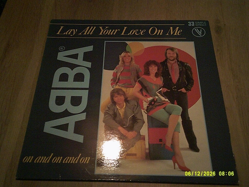 ABBA – Lay All Your Love On Me (Vinyl singel Limited edition, Ophalen of Verzenden, Zo goed als nieuw, EP, 12 inch