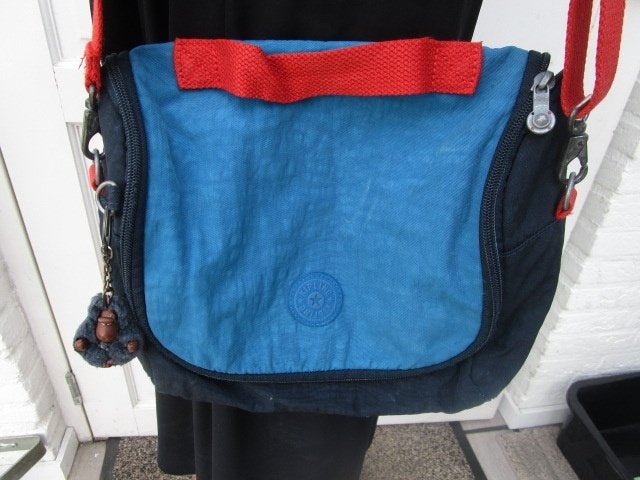 Kipling schoudertas met Trolley Sleeve en aapje,, Ophalen, Zo goed als nieuw, Overige kleuren, Schoudertasje