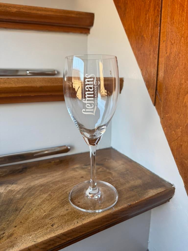 Liefmans bierglas op voet 0,25L, Ophalen of Verzenden, Zo goed als nieuw, Glas of Glazen, Overige merken