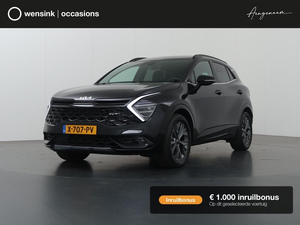Kia Sportage 1.6 T-GDi Hybrid GT-Line | Panoramadak | Matrix, Auto's, Kia, Gebruikt, 4 cilinders, 1650 kg, Zwart