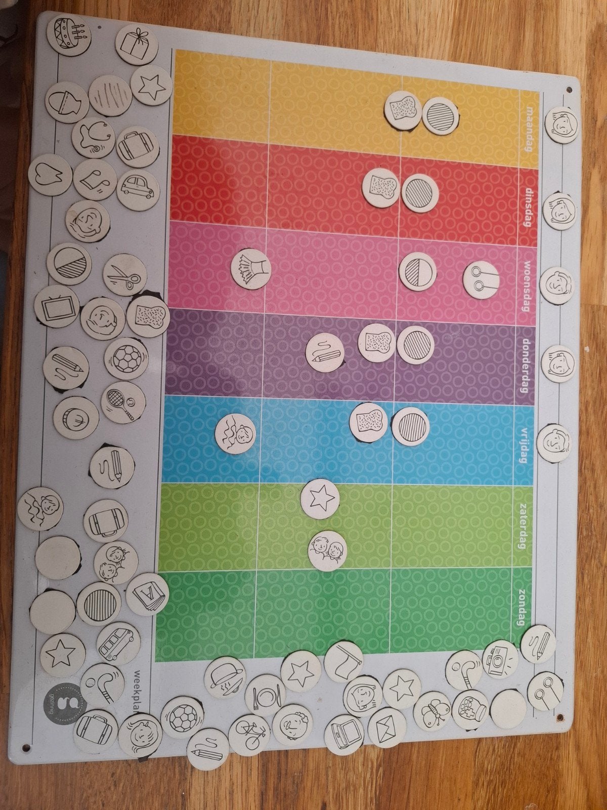 Weekplanner voor kinderen van Gezinnig, Ophalen, Overige thema's, Overige typen
