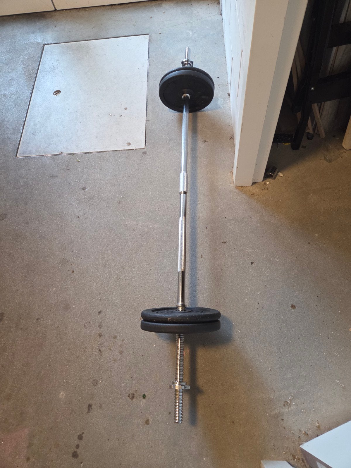 Diverse gewichten (36kg) en stangen, Ophalen, Halterstangen