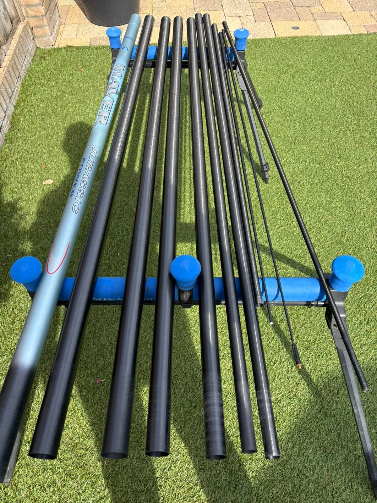 Maver Jurassic Power vast stok 13 meter, Watersport en Boten, Hengelsport | Witvissen, Ophalen, Gebruikt, Vaste hengel