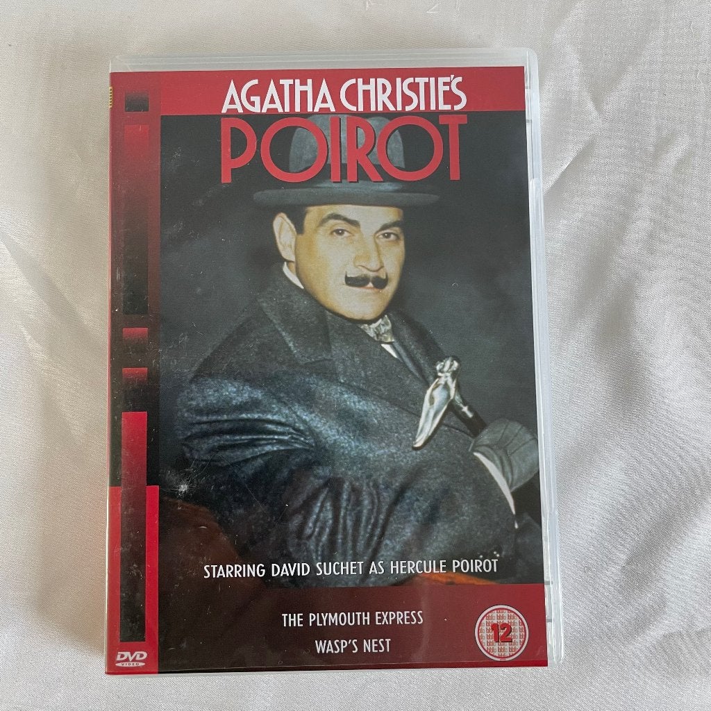 Agatha Christie's Poirot  The Plymouth Express & Wasp's Nest, Misdaad, Alle leeftijden, Ophalen of Verzenden, Gebruikt
