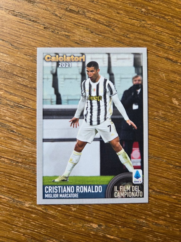 Cristiano Ronaldo C7 Juventus Panini Calciatori 2020-2021, Ophalen of Verzenden, Zo goed als nieuw, Losse kaart