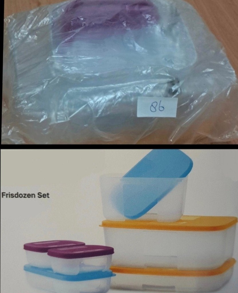 Tupperware FrisdozenSet 6-delig (+ bundel kado, zie text), Overige kleuren, Nieuw, Ophalen of Verzenden, Met deksel