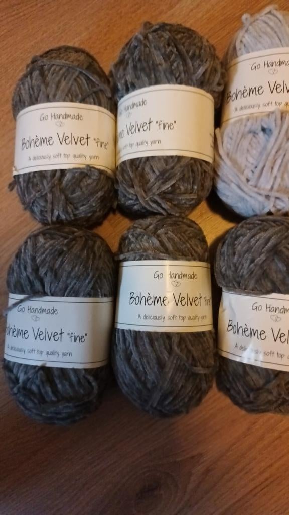 Bollen chenille wol, Ophalen of Verzenden, Nieuw, Breien of Haken, Wol of Garen