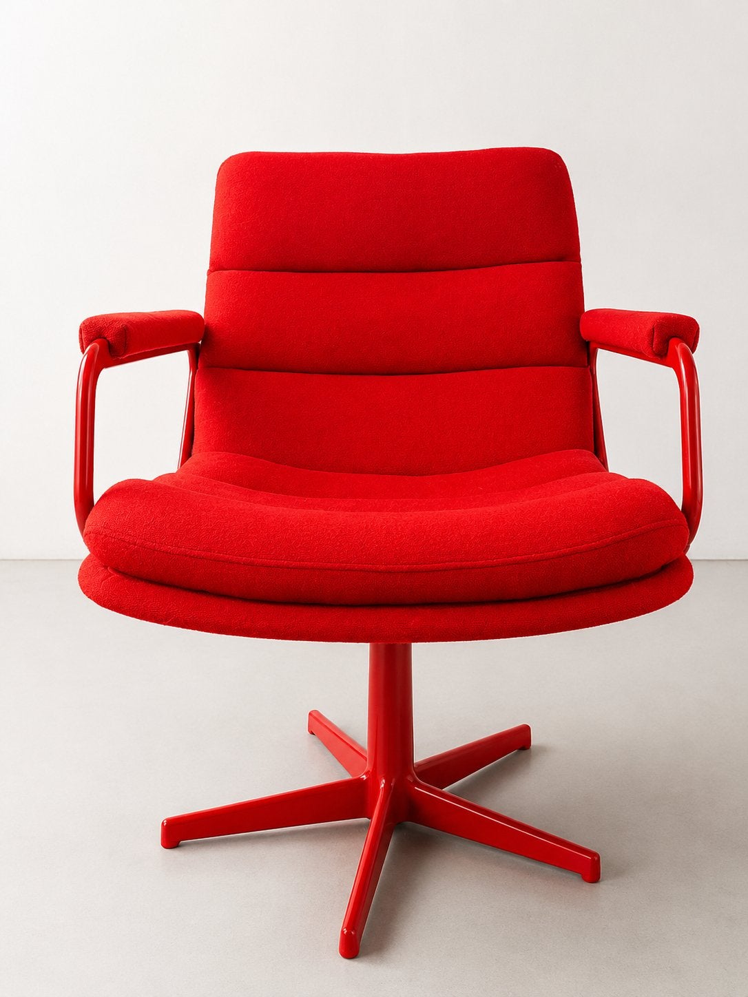 Artifort Canal fauteuil van Geoffrey Harcourt - Rood, Ophalen, Design, Nieuw, Stof