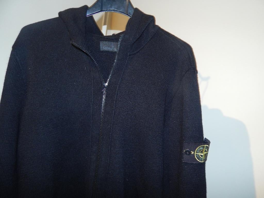 Stone Island heerlijk gebreid vest gost donker blauw L, Maat 52/54 (L), Overige kleuren, Verzenden, Stone Island