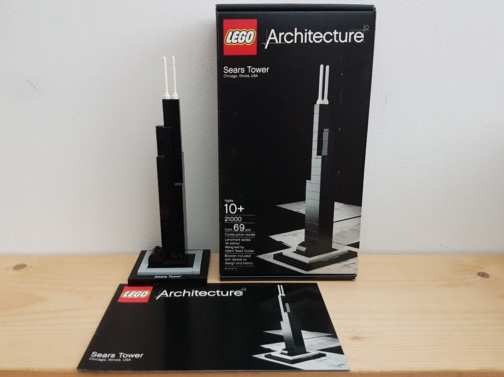 Lego Architecture 21000 Sears Tower, Compleet, Lego, Ophalen of Verzenden, Zo goed als nieuw